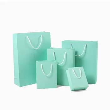 

30pcs Small Gift boxes With Handles Craft package Paper Gift bag For Jewelry Birthday Decoration Event Party Supply 2 colors