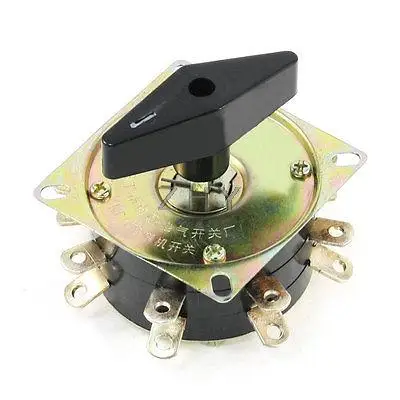 

380/220V 25A 8-Position Rotary Changeover Switch for Welding Machine