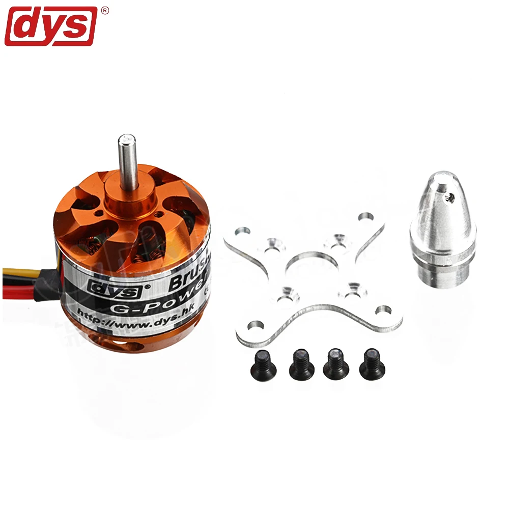 

1pcs DYS D2826 930KV 1000KV 1400KV 2200KV Brushless Motor For RC Airplane Remote Control Model