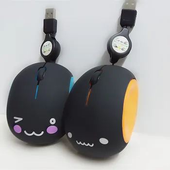 

Gaming Computer Mouse Small Cute Girl Mini Mouse Cartoon Mouse USB Creative Wired Laptop Silent Mouse for Macbook Wholesale