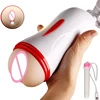 Vagina anal masturbation cup Vagina real pussy Penis pump Blowjob Vibrator Male Mastrubator for man masturbardor masculino 1