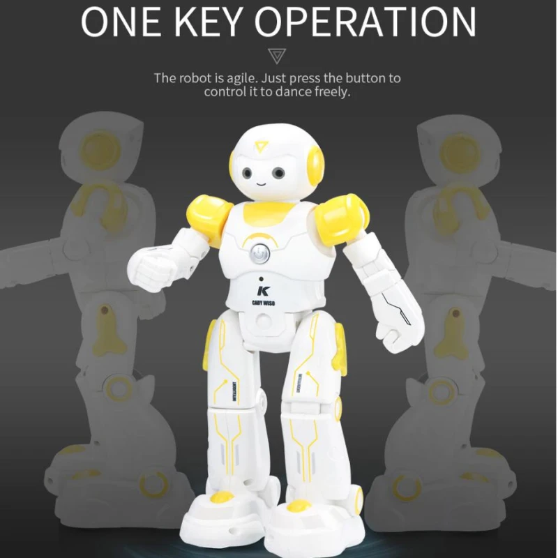 Remote Control RC Smart Space Patrol Robot RC Robot Model Parent-child Interaction Singing Dancing Auto DEMO Electronic Kids Toy
