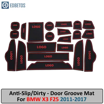 

Door Groove Mat For BMW X3 G01 2018 2019 2020 X1 X4 X5 X6 Anti-Slip Mat Gate Slot Coaster Anti-Dirty Mat