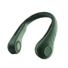 

2021 Mini Bladeless Fan Neck Fan 4000mAh USB Rechargeable Fan Mute Sports Fans for Home Outdoor Ventilador Portatil Abanicos