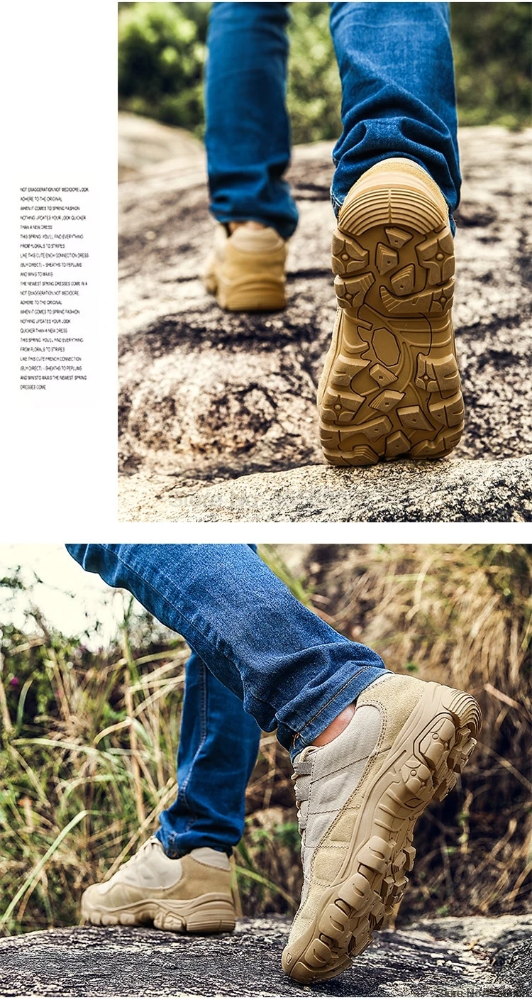 Мужская износостойкая прогулочная обувь; кожаные дышащие кроссовки для походов и кемпинга; Мужская Нескользящая Удобная прогулочная обувь; AA12019