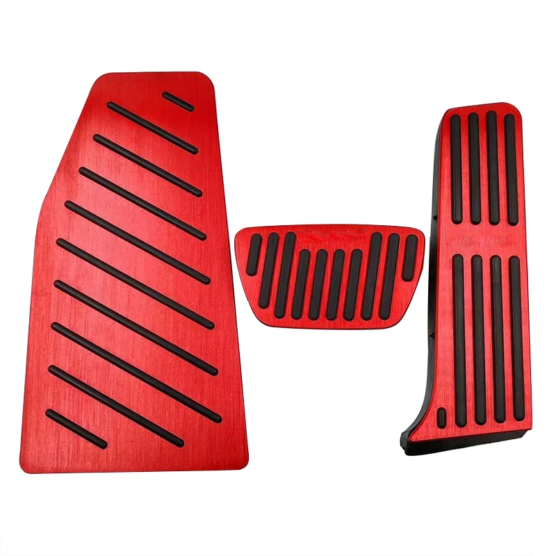 Aluminum Accelerator Gas Pedal Brake Pedal Non-Drilling Cover Footrest Pad For Toyota RAV4 RAV 4 XA50 2019-2021 2022 Accessories funny truck stickers Car Stickers