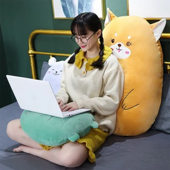 

Creative Cute Cartoon Down Cotton Animal Pig Pillow Office Siesta Pillow Girls Birthday Gift Plush Toy Children Doll Decor JM356