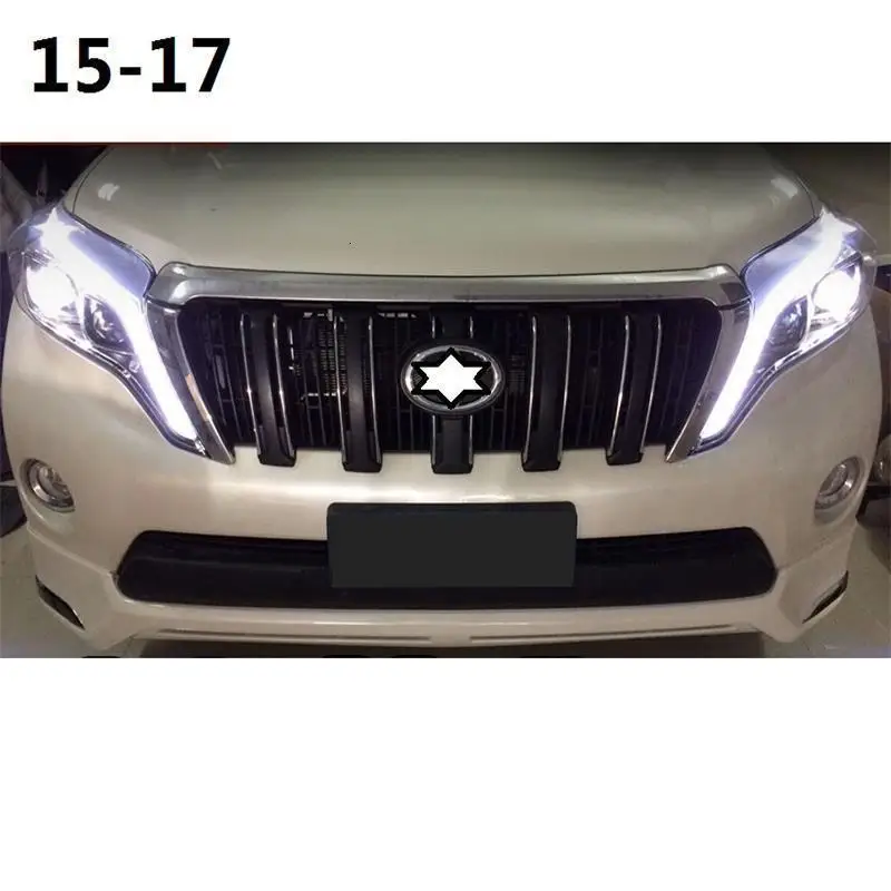 Neblineros Para авто Drl дневные ходовые лампы Светодиодные лампы Cob Внешние фары Задние Автомобильные фары в сборе для Toyota Prado