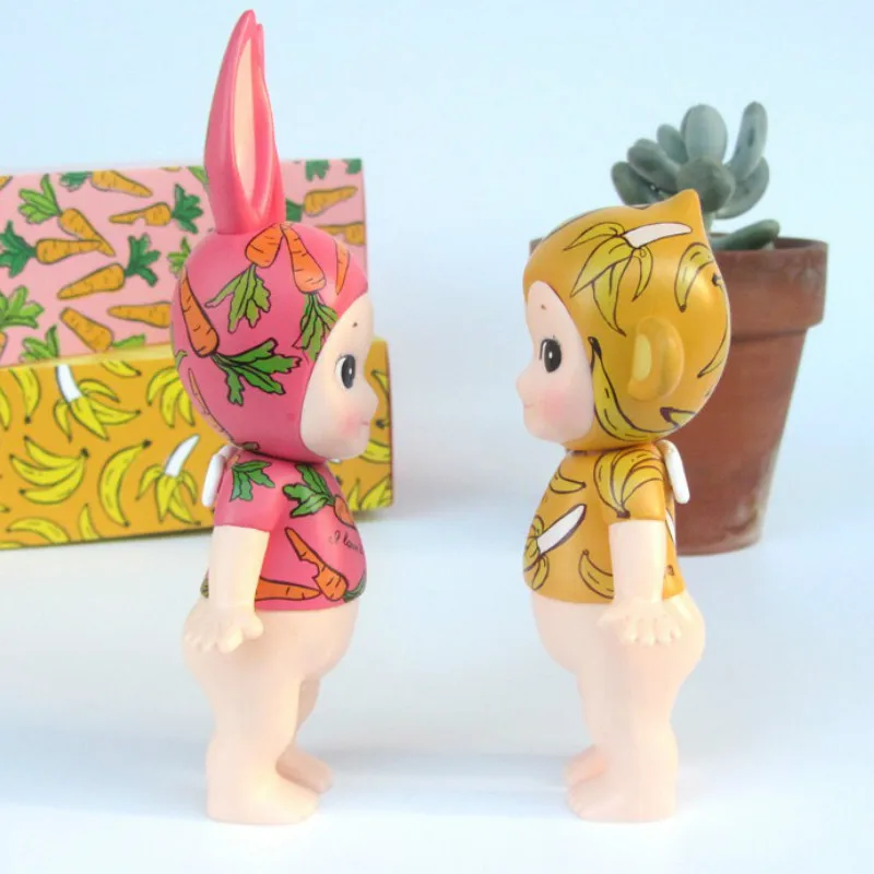 2 шт./компл. кролик детская обезьяна кукла сыночек Ангел морковь банан серия