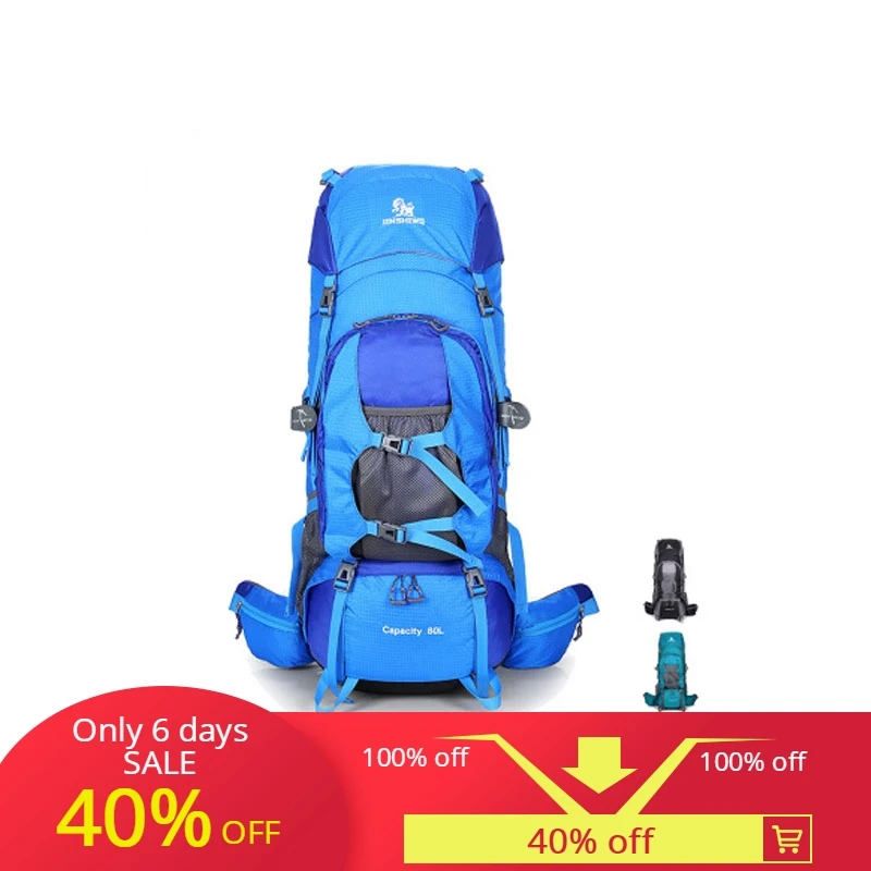 

Outdoor sharp 2019 new mountaineering bag large capacity camping outdoor bag bracket backpack men and women casual backpack