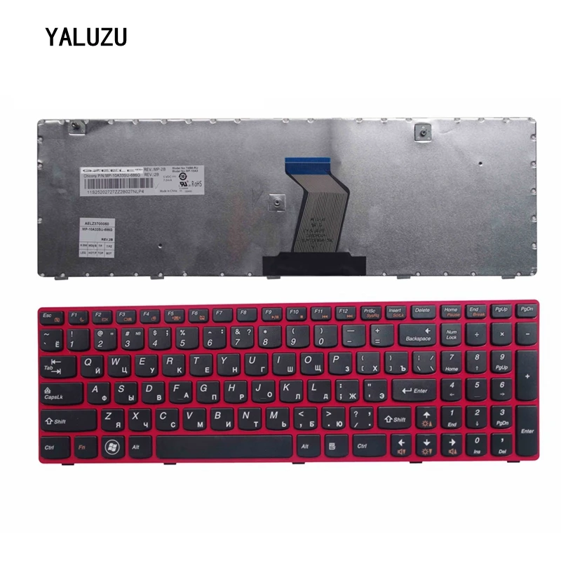 Русская клавиатура для ноутбука Lenovo Ideapad G580 Z580A G585 Z585 G590 Z580 G580A N580 N581 N585 N586 P580 P585 |