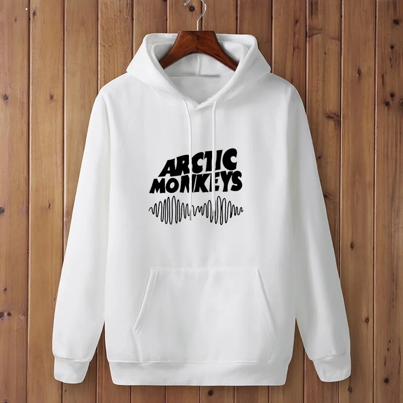 Осень зима ARCTIC MONKEYS звуковая волна с принтом флисовые толстовки пуловеры