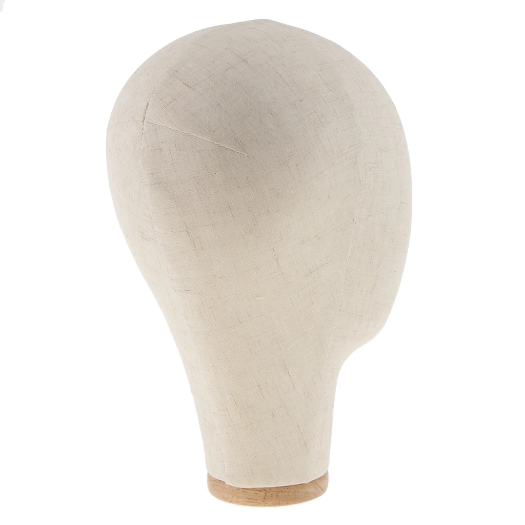  Canvas Block Head Mannequin Head Wig Making Hat Display Styling Head