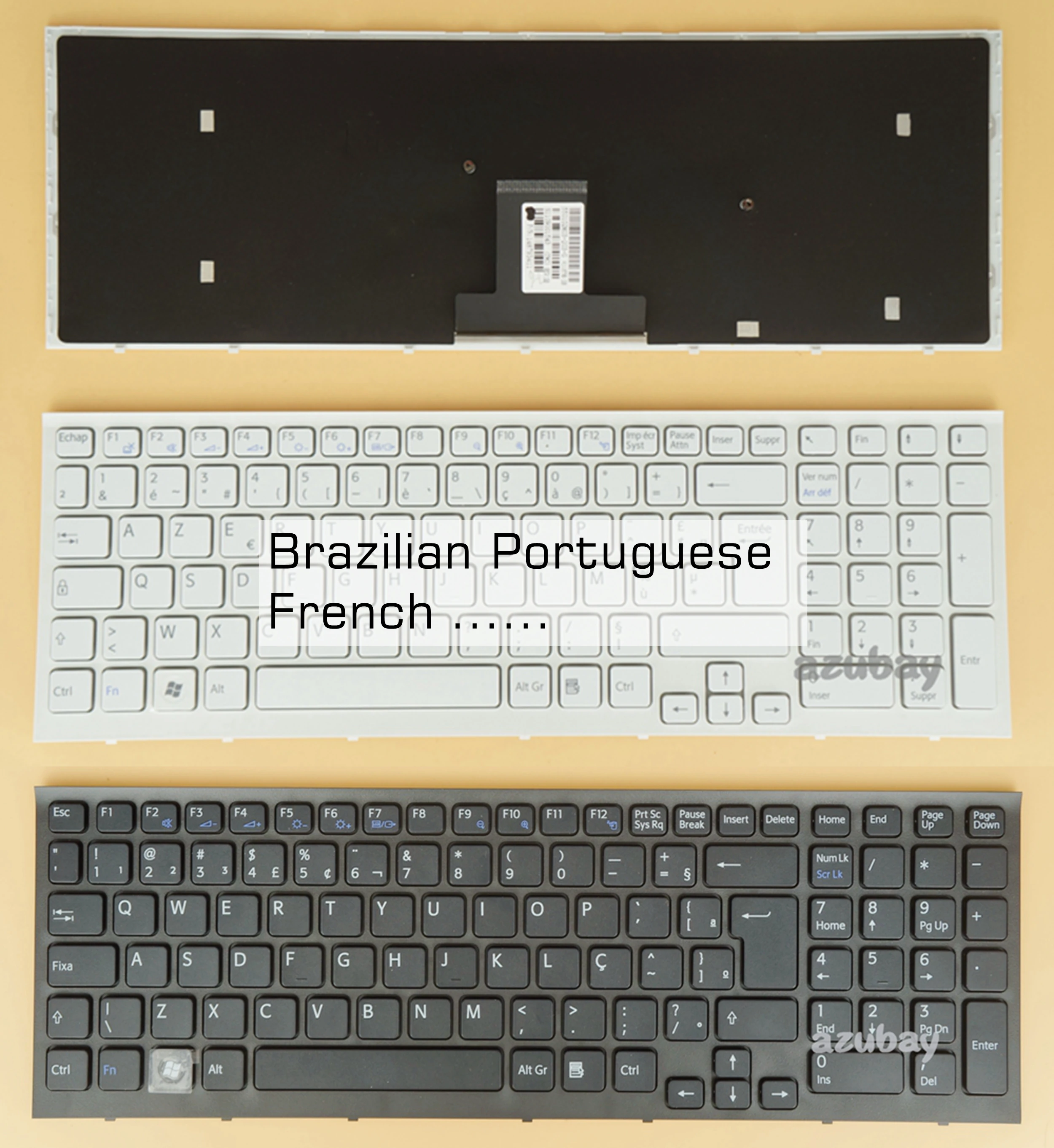 

Бразильская португальская Французская клавиатура для Sony VAIO VPCEB VPC-EB 148793161 MP-09L28PA-886 V111678B FR