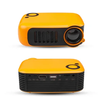 

Portable Mini Projector With Tripod Holder Support 1080P HDMI LCD Micro SD Card USB Interface Home Theater Video Proyector