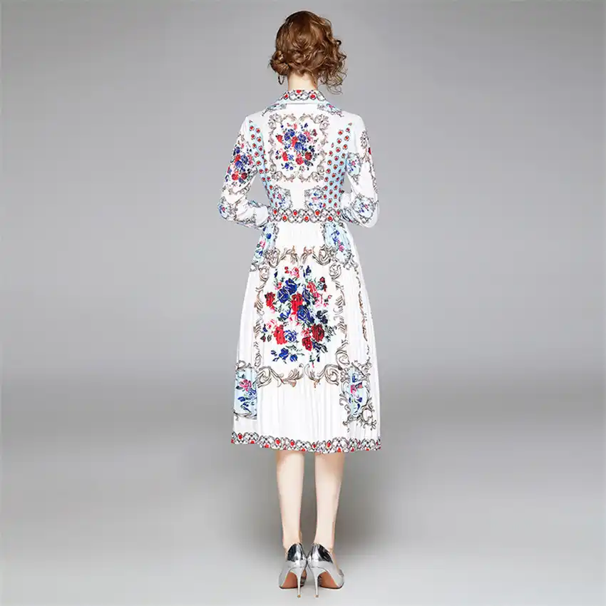 long sleeve floral dresses