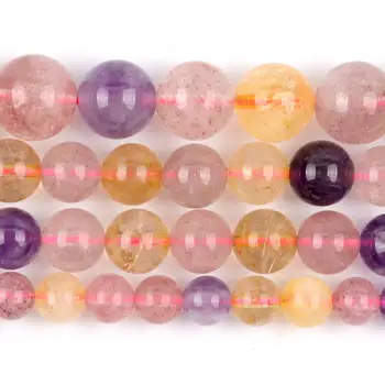 

Wholesale Natural Color Agates Stone Round Loose Spacer Beads For Jewelry Making6/8/10mm DIY Bracelet Handmade Necklace