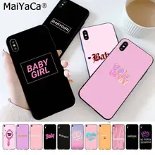 MaiYaCa BABY babygirl honey line текстовое искусство поделка-чехол для телефона для iPhone 11 pro XS MAX 8 7 6 6S Plus X 5 5S SE XR