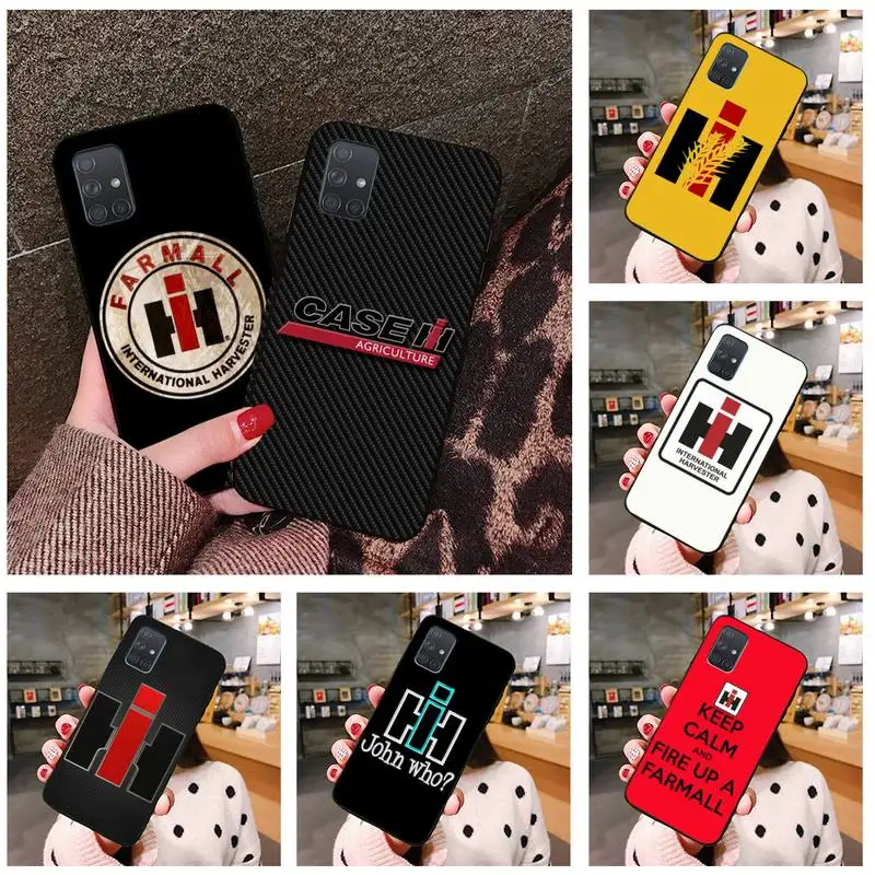 CASE IH тракторным чехол для телефона Samsung Galaxy A21S A01 A11 A31 A81 A10 A20E A30 A40 A50 A70 A80 A71 A51 |