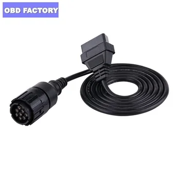

For BMW ICOM D Cable OBD 10Pin Motorcycles to OBD2 16Pin For BMW 10Pin Adapter to OBDII Diagnostic Cable iCOM D Cable