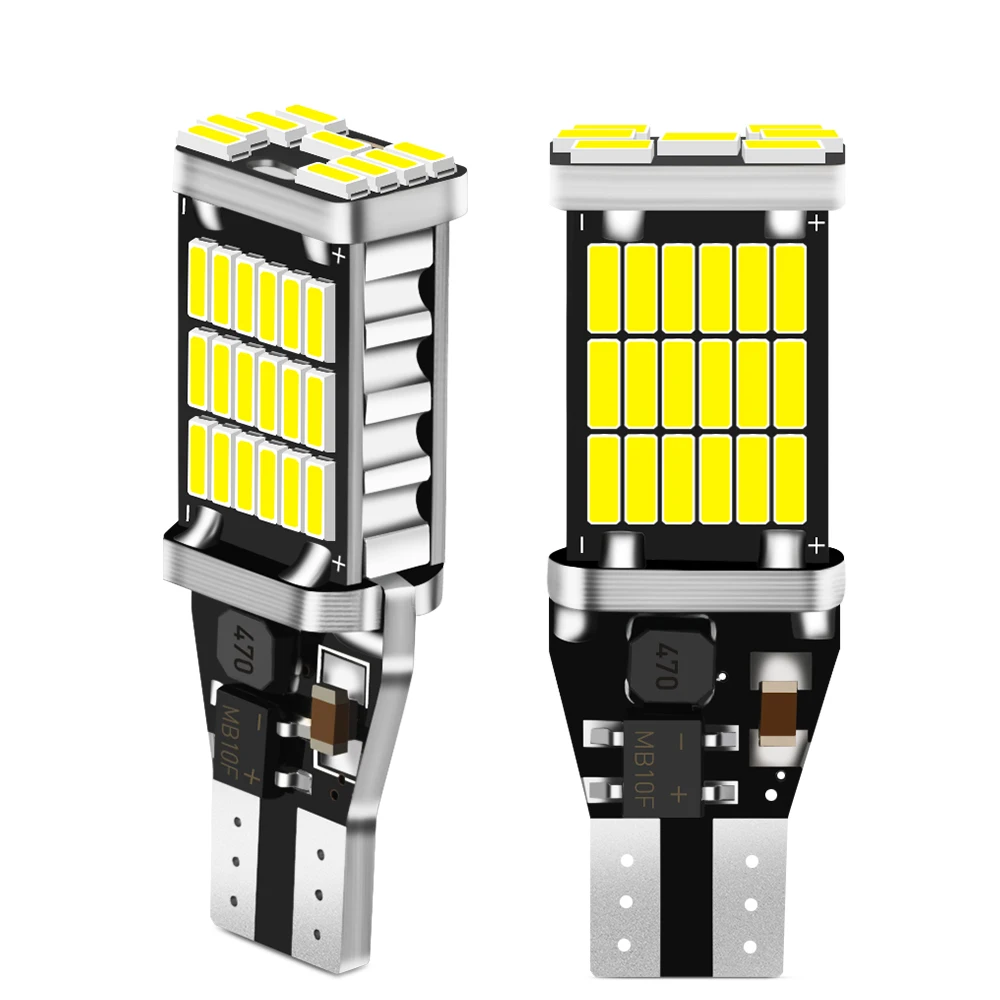 2 шт. T15 led Canbus 921 W16W Автомобильная резервная лампа для BMW E46 E39 E90 E60 E36 F30 F10 E30 E34 X5 E53 M M3