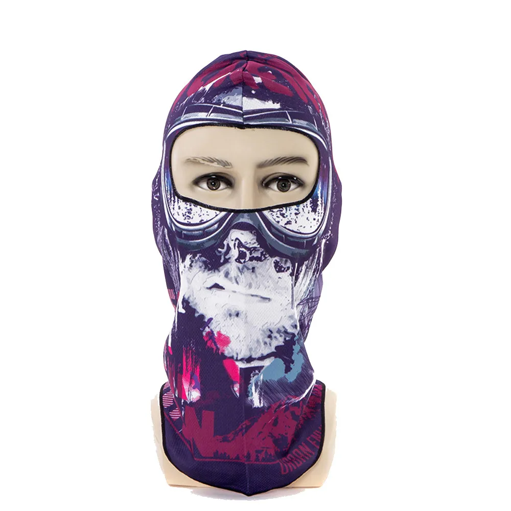 New Explosive Ninja Mask Riding men and women Riding windproof and dustproof print Mask Anti-Fear Mask Mask Sand Turban