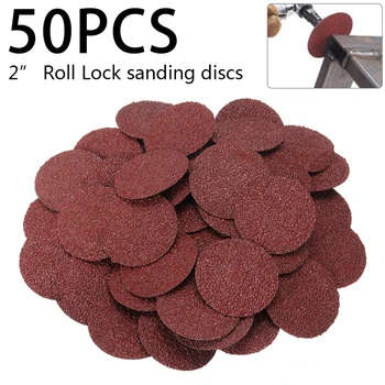 

50pcs 36 Grit Sanding Disc Abrasive Tools Woodworking Rotary Tool Accessories for Metal Processing And Polishing