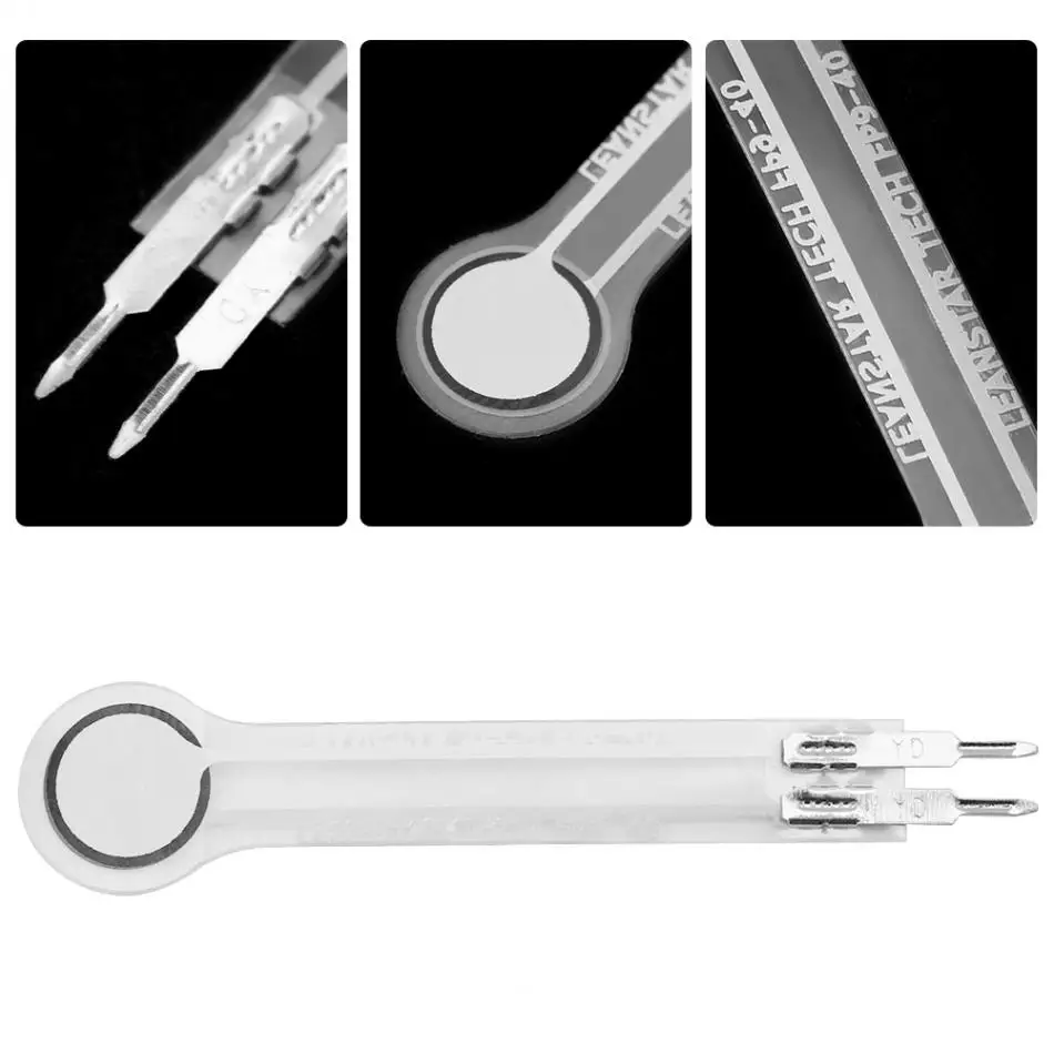 1pc 0-500g DF9-40 Hi-Precise Nanometer Pressure Sensor Resistance-type Thin Film Force Resistor Sensor Measuring Tools Accessory