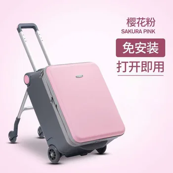 

Can ride luggage bag Waterproof suitcases and travel bags Carry on luggage bags kids luggage traveling luggage bags with wheels