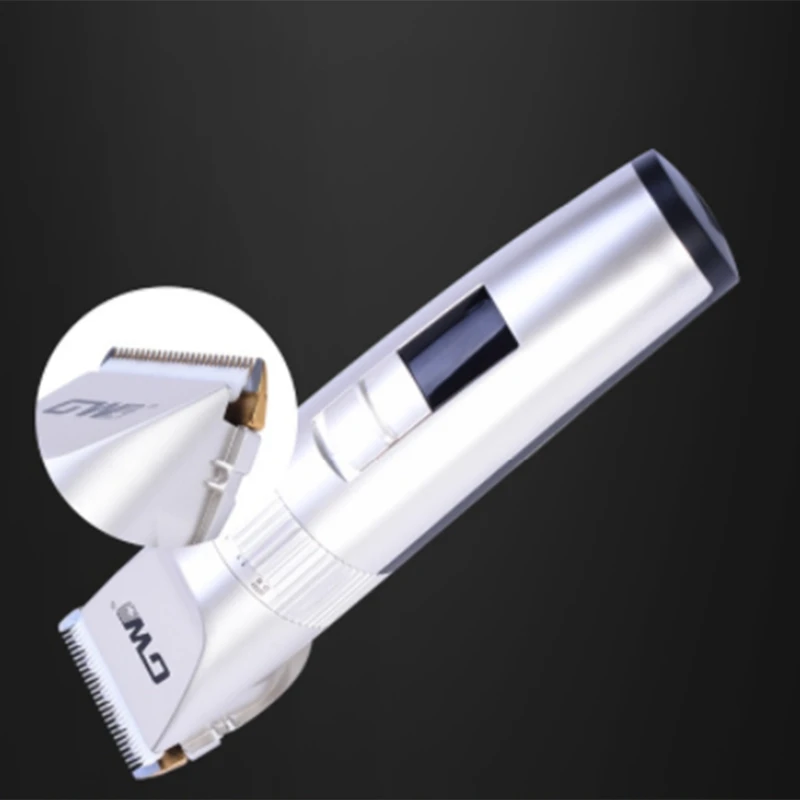 GW USB профессиональная машинка для стрижки волос с usb-кабелем перезаряжаемая Водонепроницаемая Мужская машинка для стрижки волос беспроводной ЖК-монитор