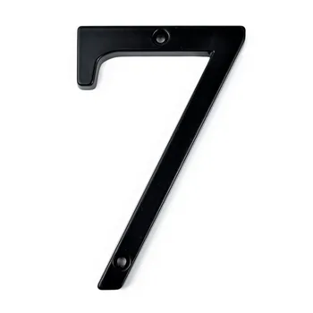 

10cm Big Modern House Number Door Home Address Mailbox Numbers for House Number Digital Door Outdoor Sign 4 Inch. #7 Black