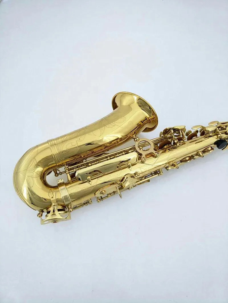 Высококачественный золотой альт-саксофон E-flat alto саксофон/sax музыкальный инструмент и чехол