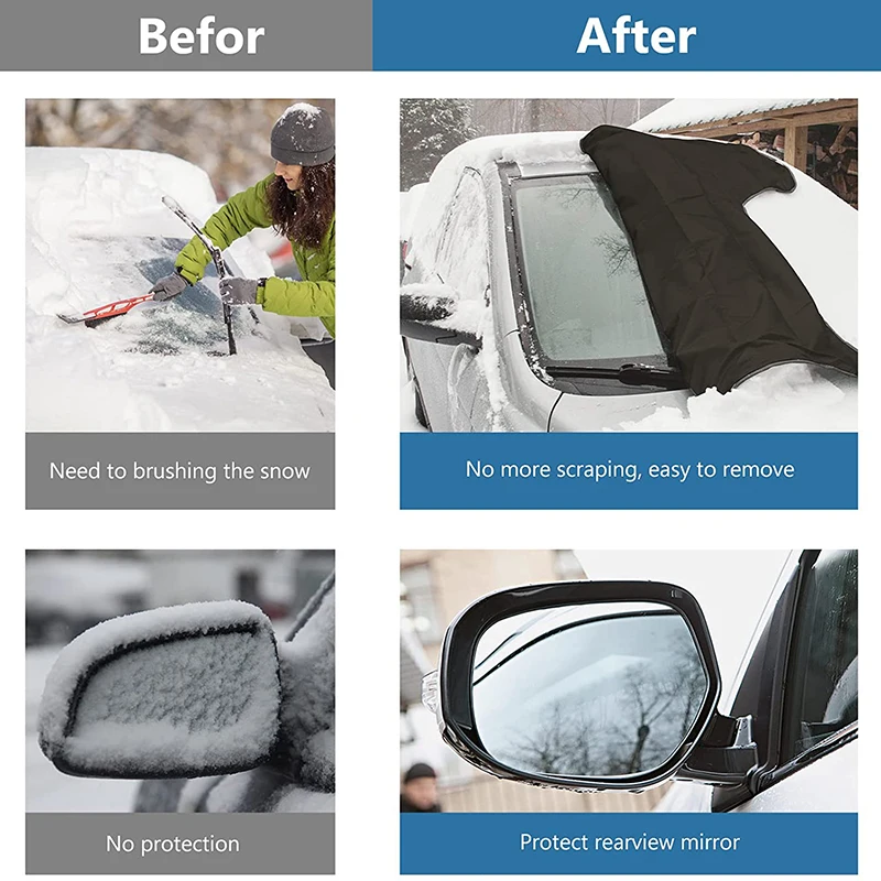 Premium Windshield Snow Cover/Sunshade  Windshield cover, Windshield, Car  windshield cover