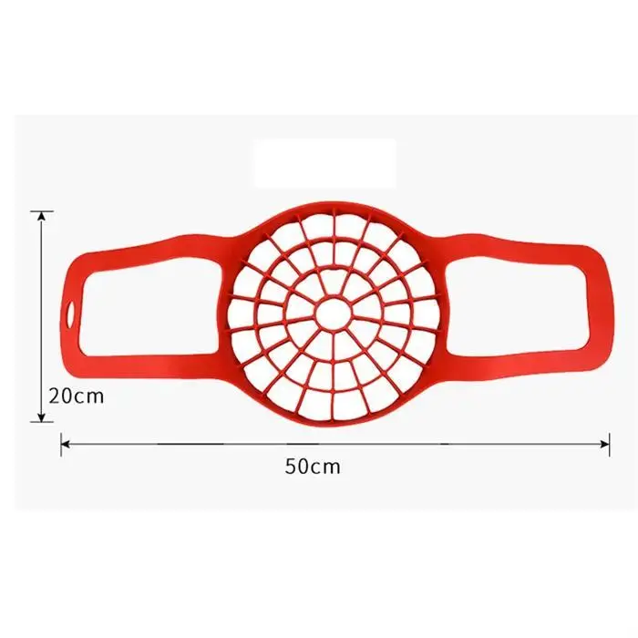 Красный скороварка лайнер анти-обжигающий силиконовый изоляционный коврик ручка Пароварка кухонные принадлежности