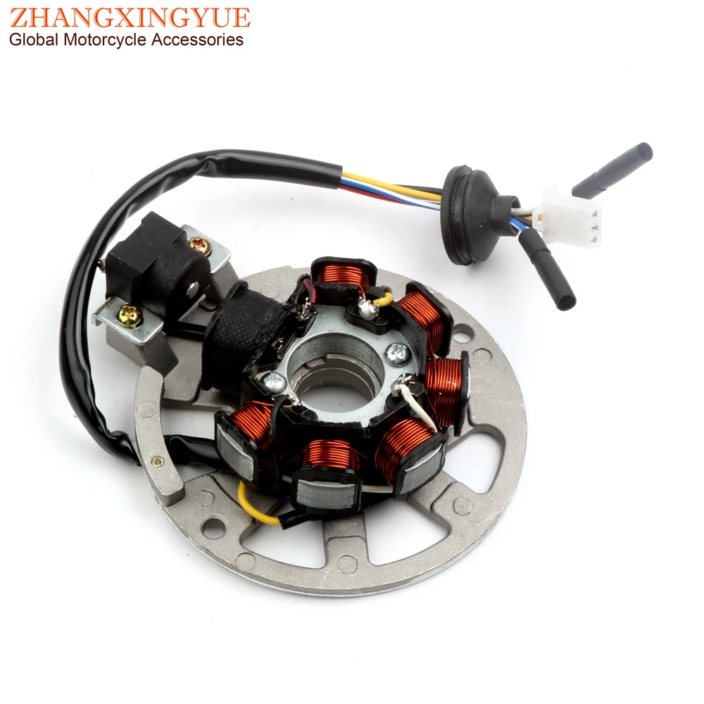 Roller Spule Magneto Stator für Keeway 50 Arn Einfach F handeln CT Nkd  Nackt Racing SP Flash Lash Fokus goccia 50cc 2 hub| | - AliExpress