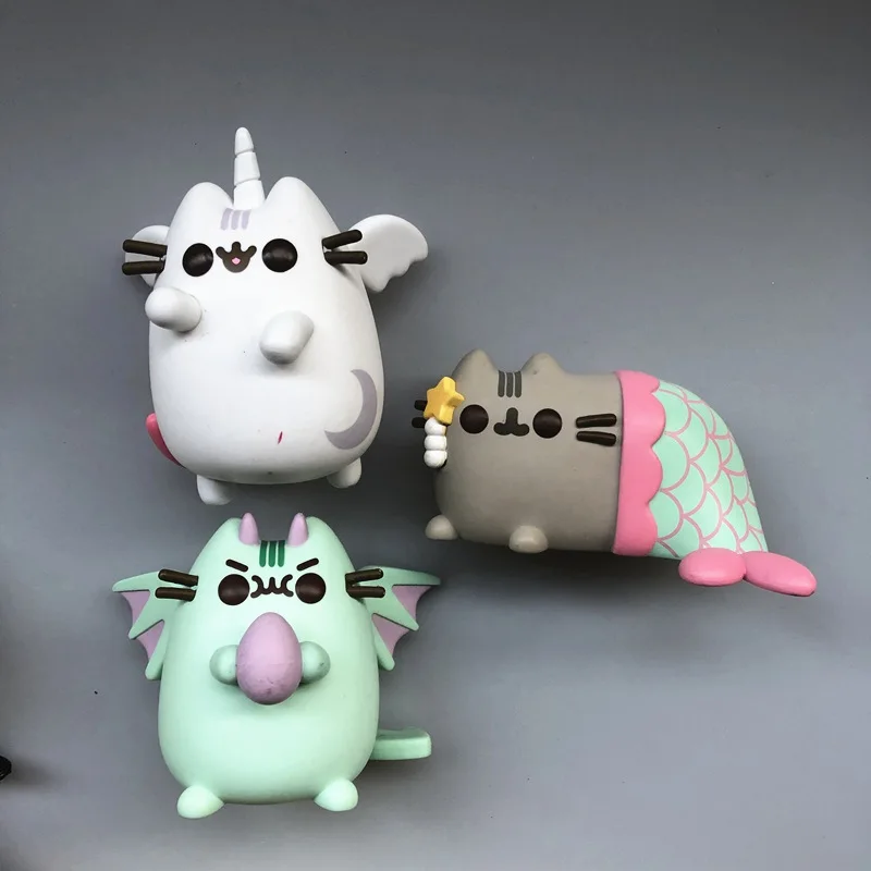 

Original Funko pop Secondhand Pusheen Cat Vinyl Action Figure Collectible Model Loose Toy