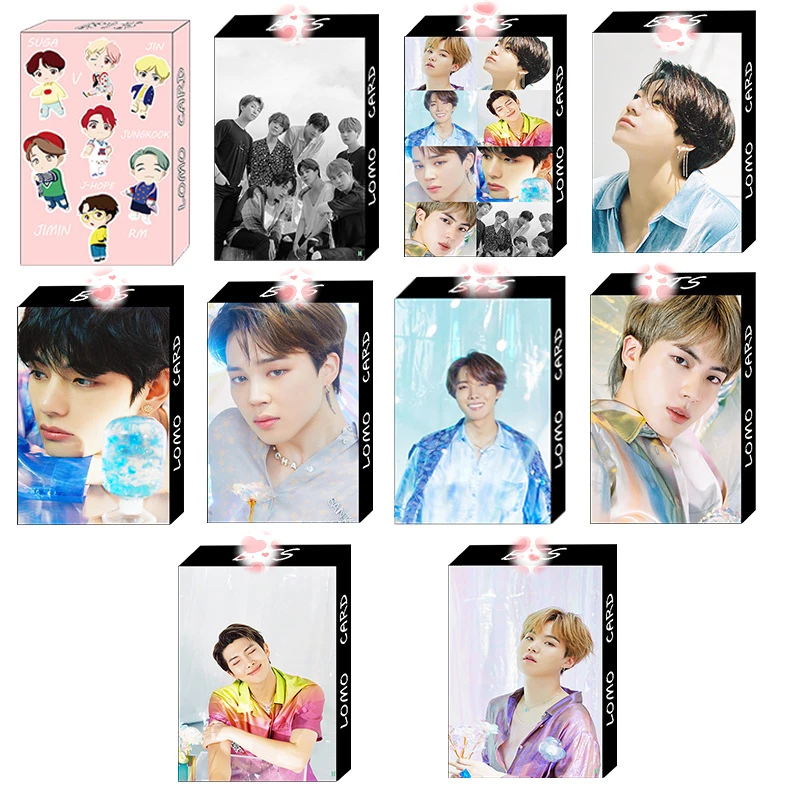 Коллекция 2020 года группы Южной Кореи потенциальный плакат Bangtan Boys ломо-карты