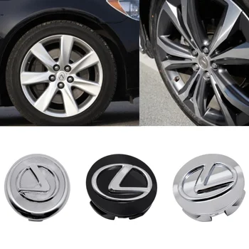 

Car Styling for Lexus Logo Emblem RX330 GX300 ES250 GS300 IS250 IS200 NX200 GX470 CT200H 4PCS Wheel Hub Center Caps Accessories