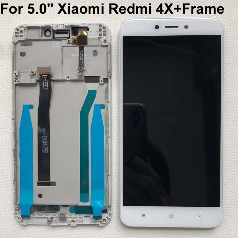 ЖК дисплей IPS для XIAOMI Redmi 4X с дигитайзером сенсорного экрана рамкой Xiaomi Ремонтный 5