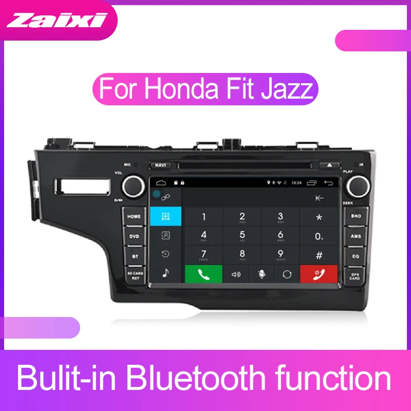 ZaiXi Android автомобильный мультимедийный плеер 2 Din WIFI GPS навигация Авторадио для Honda