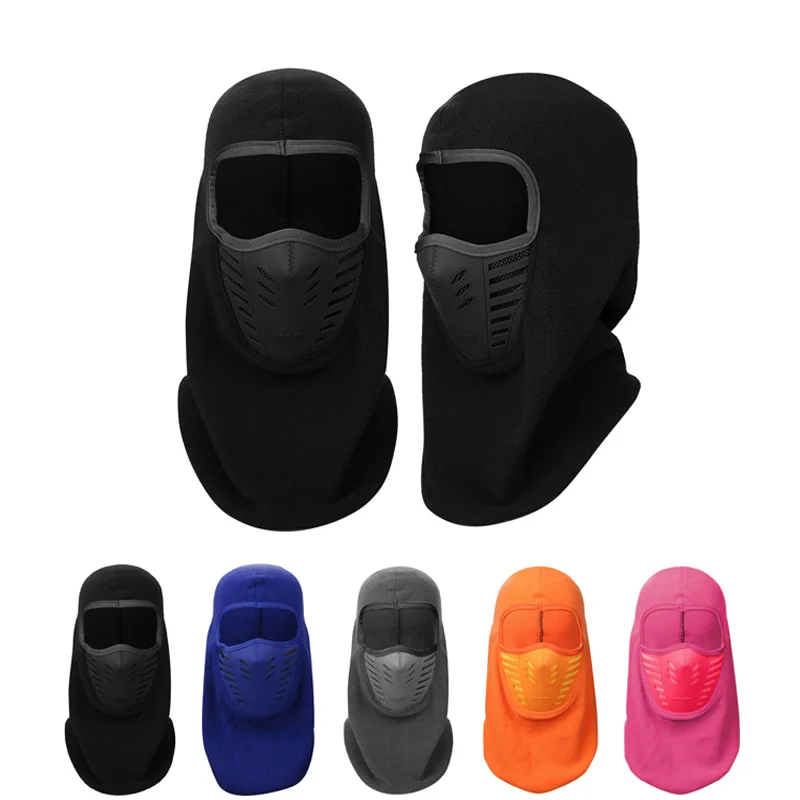 Outdoor Sports Winter Keep Warm Full Face Mask Windproof Motorcycle Helmet Bicycle Cycling Fleece Balaclava | Спорт и развлечения