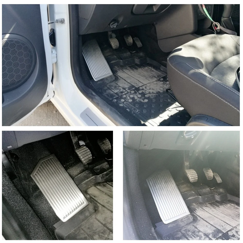 Для hyundai Tucson аксессуары с ножками из нержавеющей стали Отдых педаль накладка не сверлильный коврик внутренняя защита