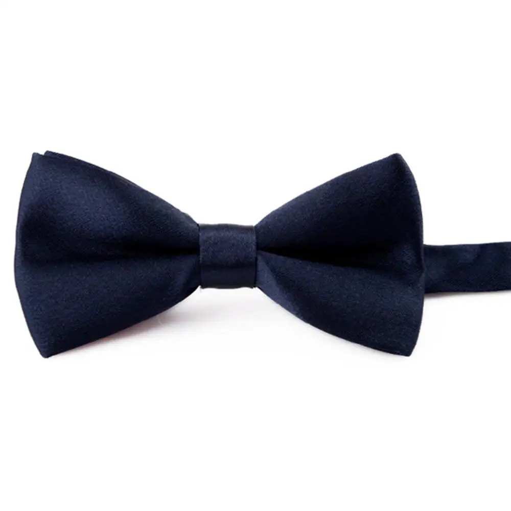 Для мужчин с бантом галстук высшего качества в горошек цвет: черный, синий красная бабочка детская гладкой Мягкий Бабочка для свадьбы или выпускного бала вечерние галстуки - Цвет: A5
