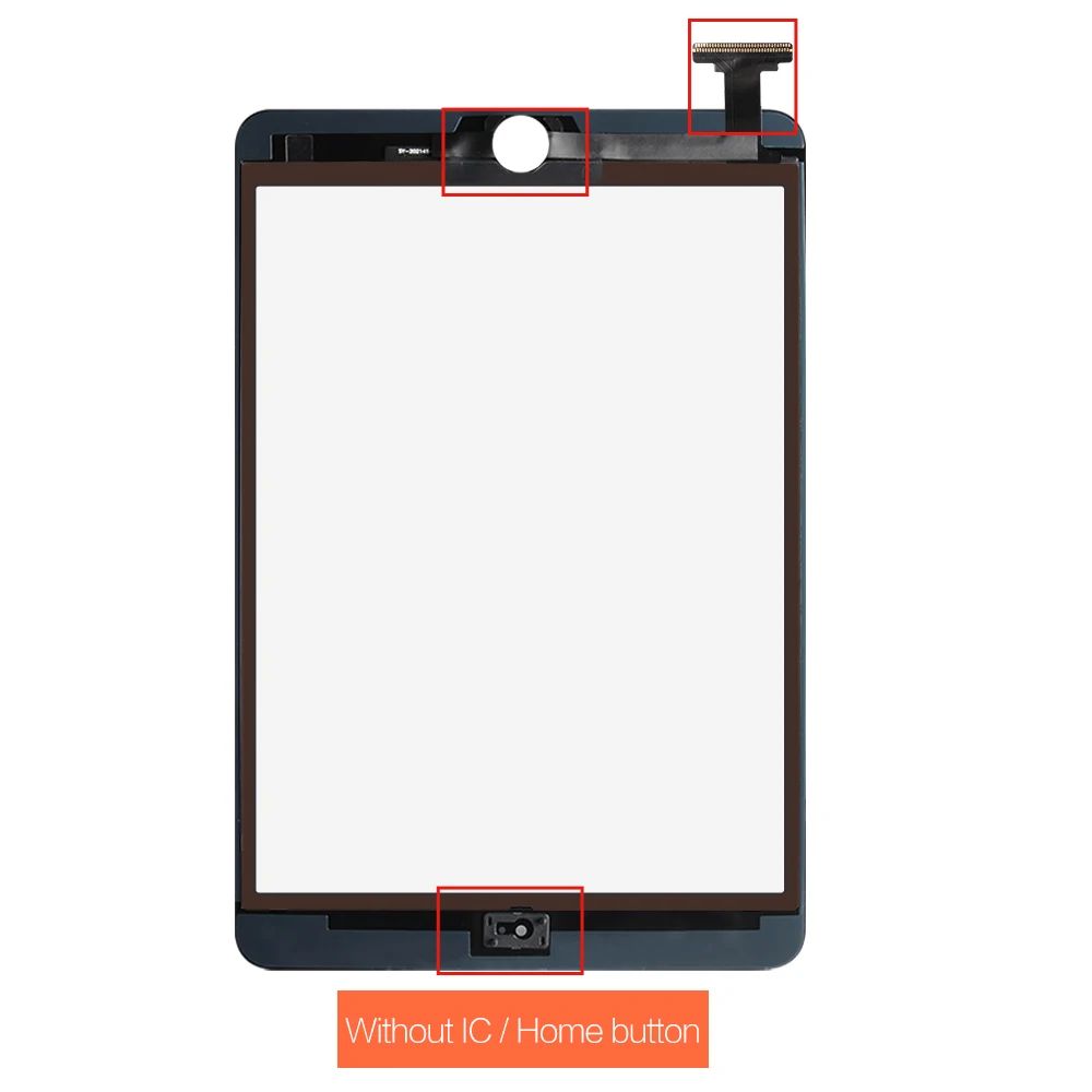 Сменный сенсорный экран для iPad Mini 1 A1432 A1454 A1455 2 A1489 A1490 A1491 черный белый|ЖК-экраны и