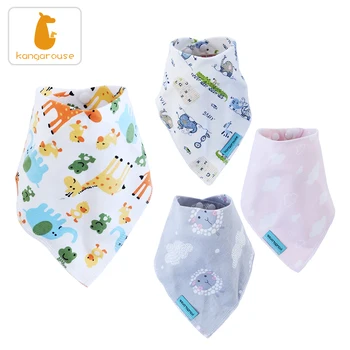 Kangarouse Baby Bibs 100% cotton baby scarf Burp Cloth drooling  Bandana Bib Newborn Baby Boy Infant Girl Toddler stuff 1
