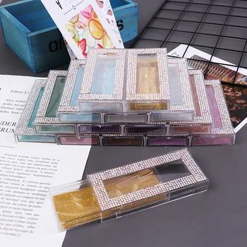 

1pcs Packing Box For Eyelash Blank Eyelashes Package Paper Box Eyelashes DIY flash Packing Box Makeup Multicolor