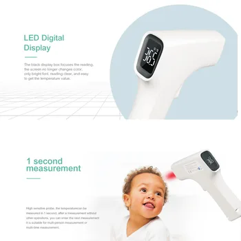 

Handheld Non-Contact Digital Infrared Thermometer Led Display Electronic Thermometer Gun Infrared Temperature Meter