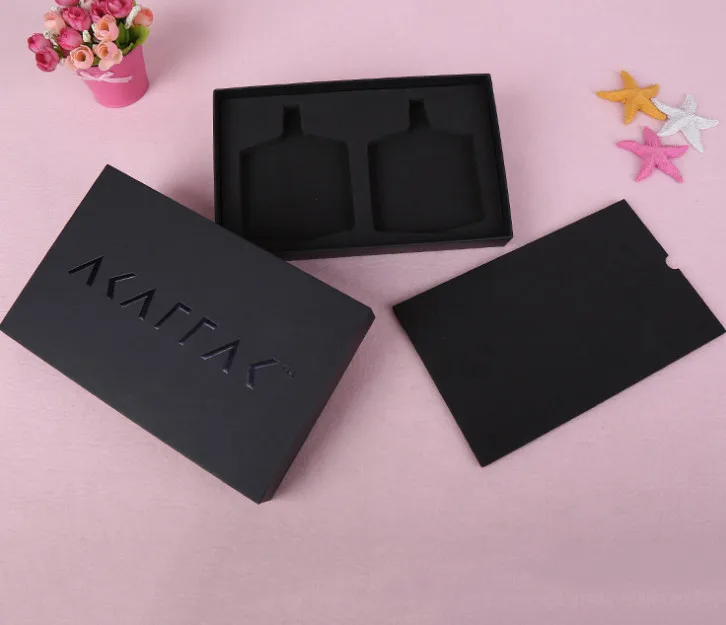 

Factory Custom Printed Luxury Cardboard Perfume Bottle Packaging Boxes With Foam Insert ---DH10644