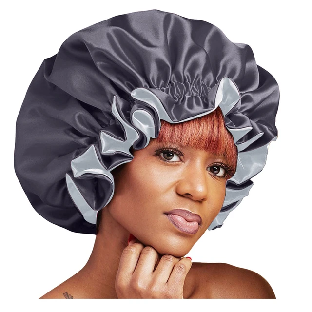 Satin Sleeping Cap Curly Hair  Silk Sleep Bonnet Curly Hair - New