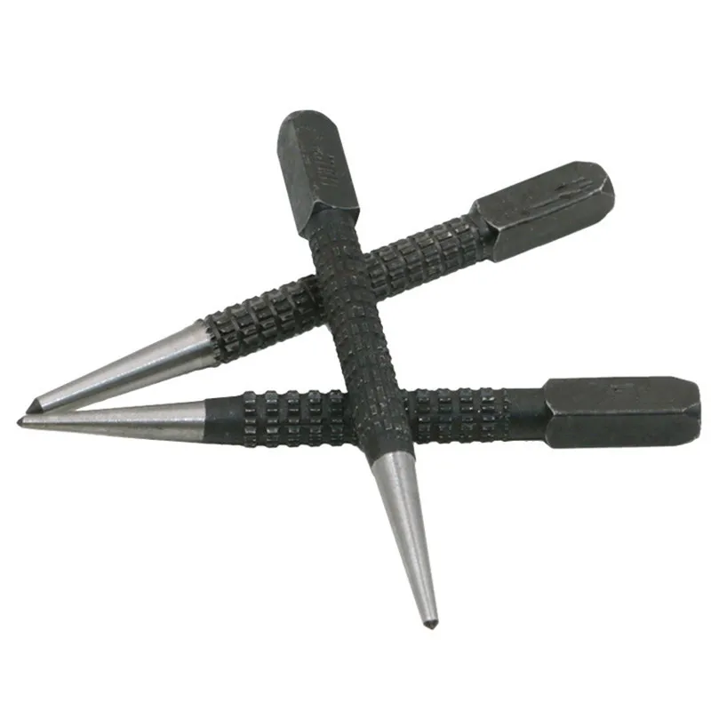 

3pc Punch Set Center Hole Impact Location Cylindrical Nail Punch Drill Eye Pin 1.5/2/3mm Automatic DIY Scribe Marking Tool